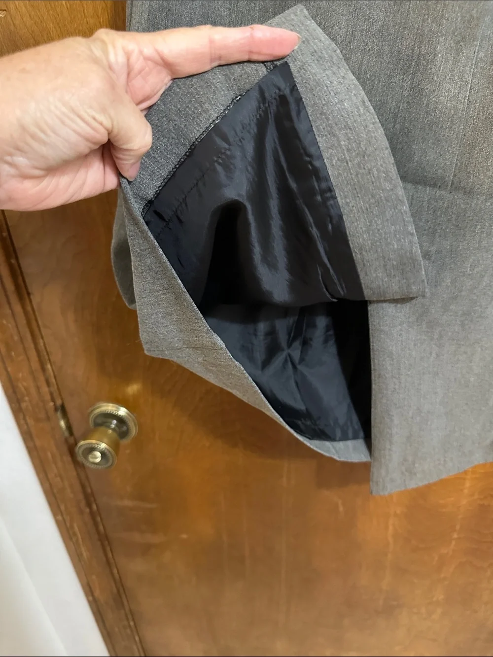 Apt. 9 Women's Gray Pencil Skirt